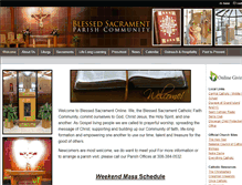 Tablet Screenshot of blsachurch.net